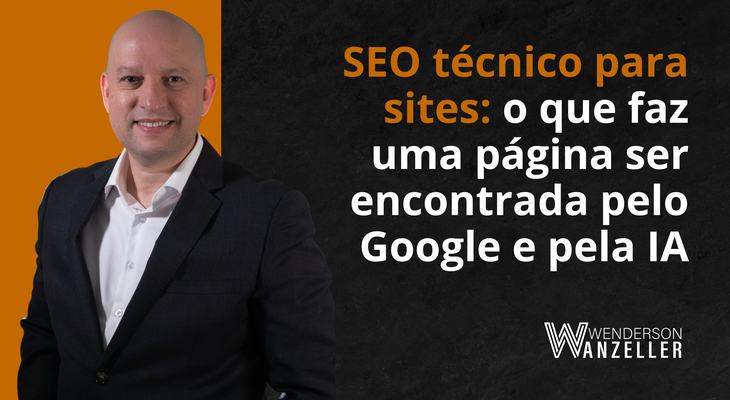 Imagem editorial sobre SEO técnico e autoridade digital