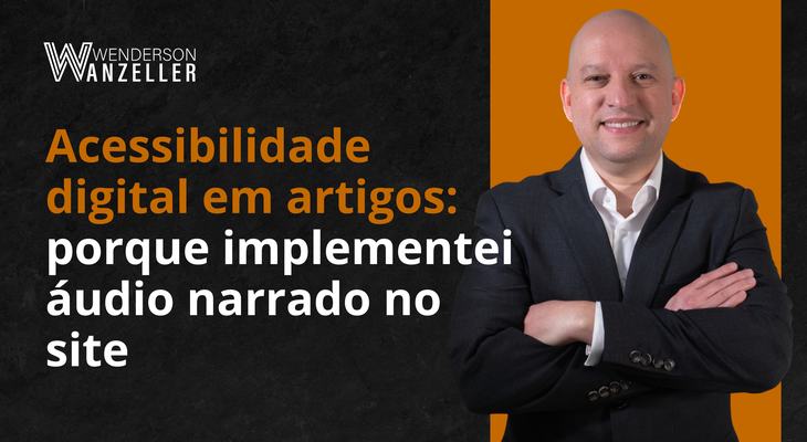 Capa sobre acessibilidade digital e áudio narrado