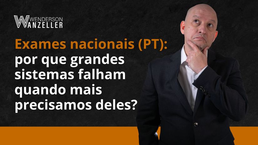 Wenderson Wanzeller analisa a resiliência de grandes sistemas.