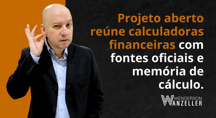Ferramentas financeiras gratuitas para cálculos técnicos.